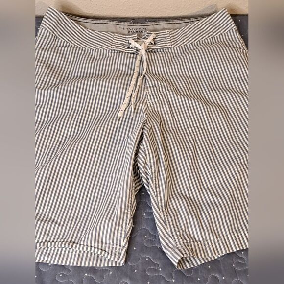 Land's End canvas straight leg swim board shorts size 32 - Picture 1 of 6